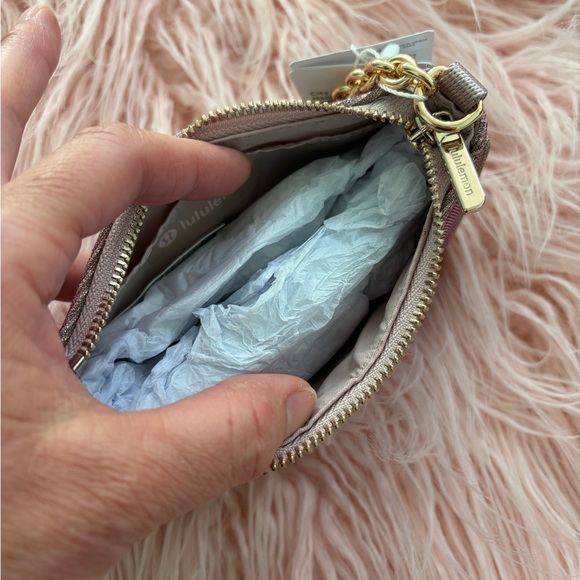 lululemon City Essentials Pink Glitter Nano Bag BNWT - Picture 6 of 6